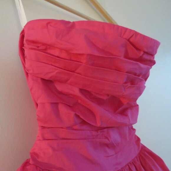 HELLO MOLLY Upon A Cloud Strapless Mini Dress Puffball Pink 80s - Size XS NWT - Picture 6 of 15